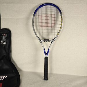 Wilson Impact Titanium Tennis Racquet 4 1/4" Grip 105 Head With Wilson Case